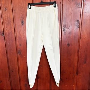 Vintage cream stirrup leggings